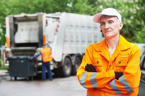 Professional team handling office clearance in Stratford