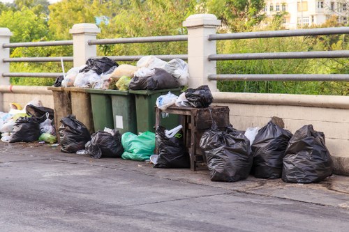 Team of commercial waste removal professionals in Stratford