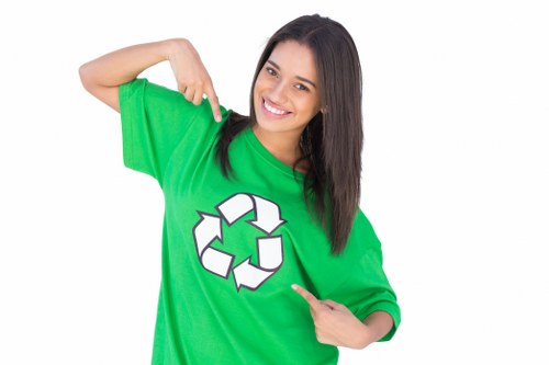 Professional disposal service removing furniture